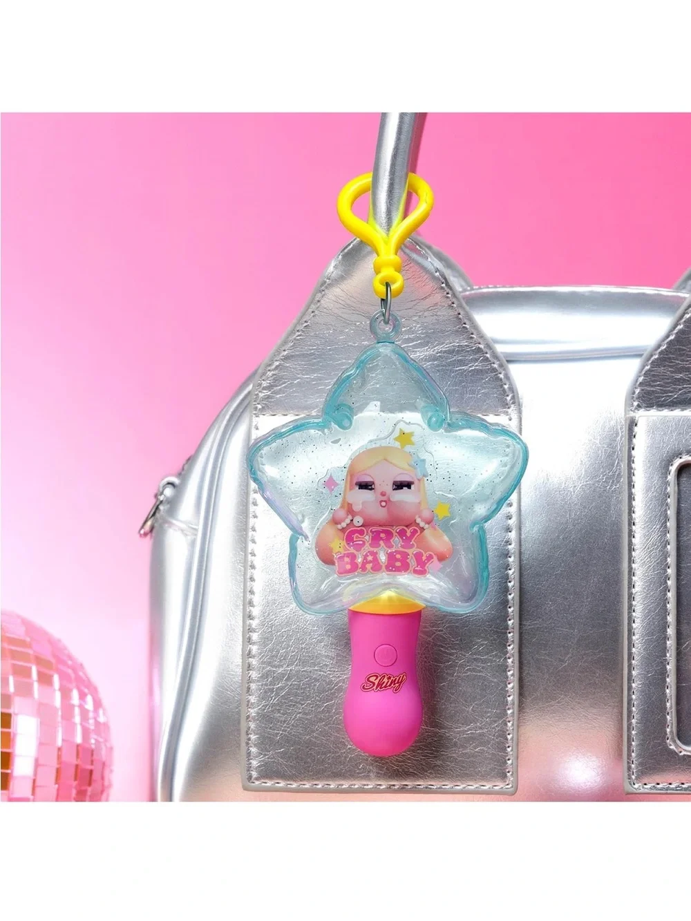 POP MART Crybaby Shiny Shiny Luminous Blind Box - Pink